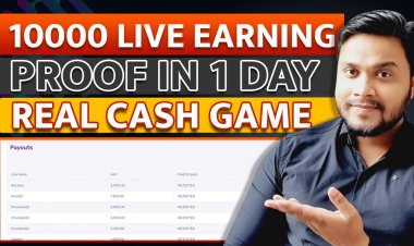 10000 LIVE EARNING PROOF REAL CASH GAME in 1 day. Real Cash Earning Gaming Application.