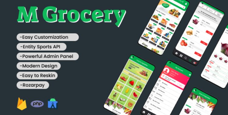 M grocery multy vendor app | Flutter app | Source Code