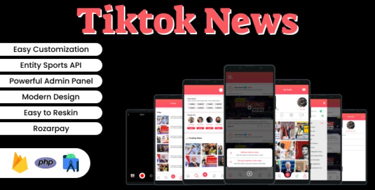 TikTok news App source code