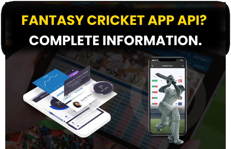 Fantasy Cricket App API? Complete Information. 