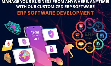 Manage your business from anywhere, anytime with our customized ERP Software | ERP Software Development.