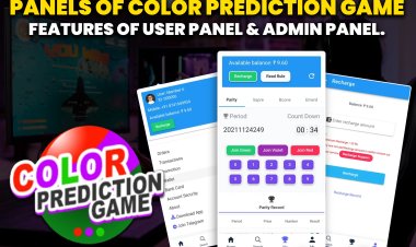 Panels of Color Prediction Game | Features of user panel & admin panel of Color Prediction App.