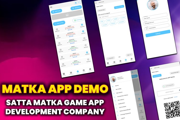 Main Matka App Demo - Satta Matka Game App Development Company.