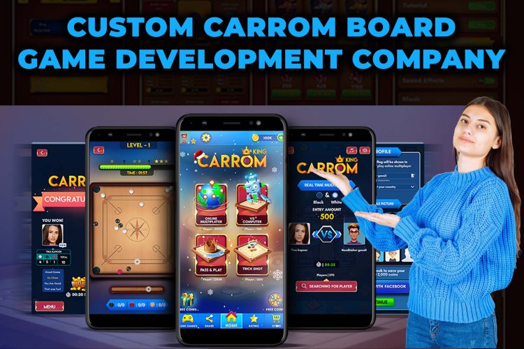 Custom Carrom Board Game Development Company.