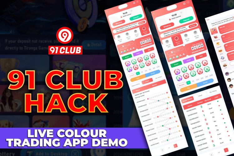 91 Club Hack - 91 Club Colour Prediction App Demo.