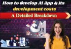 How to develop AI App & its development costs : A Detailed Breakdown.